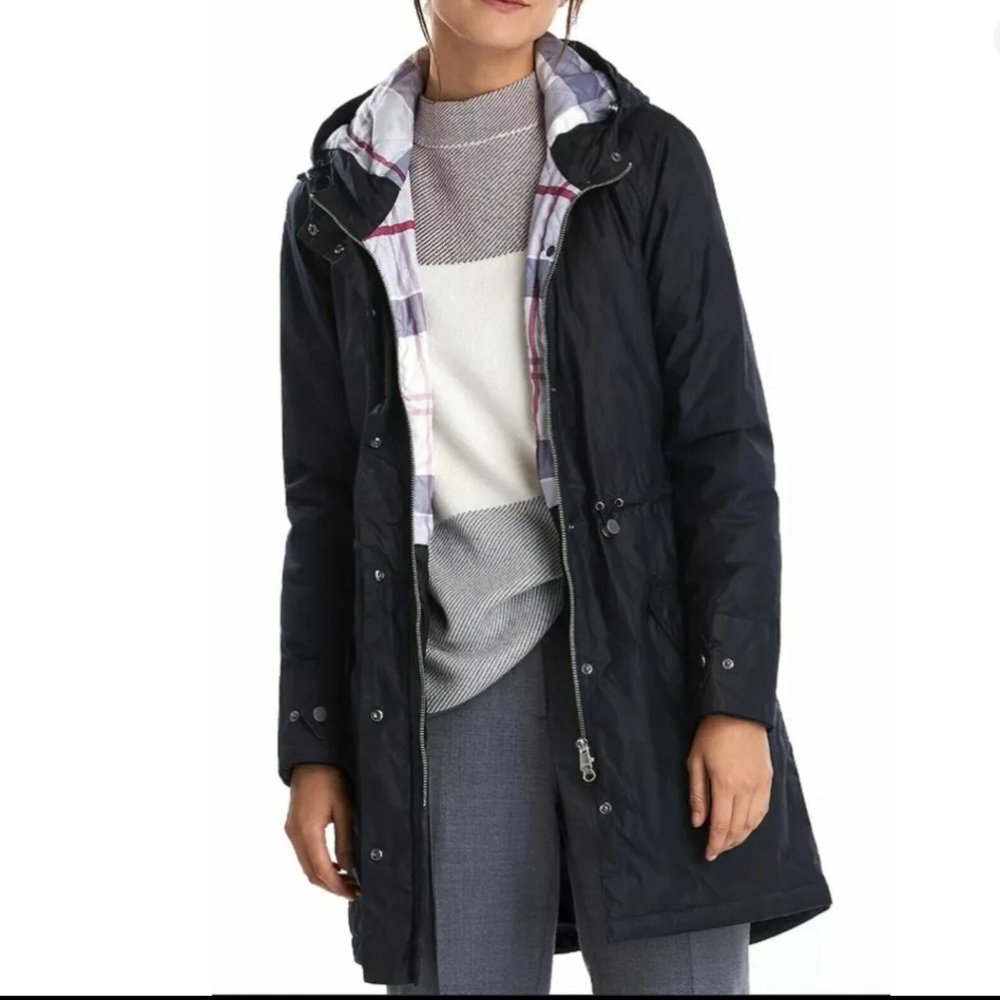 Barbour Glenlea Waxed Hooded Jacket